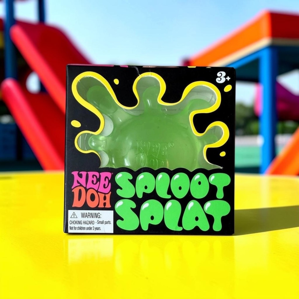 Schylling NeeDoh Sploot Splat Green Fidget Sensory Toy